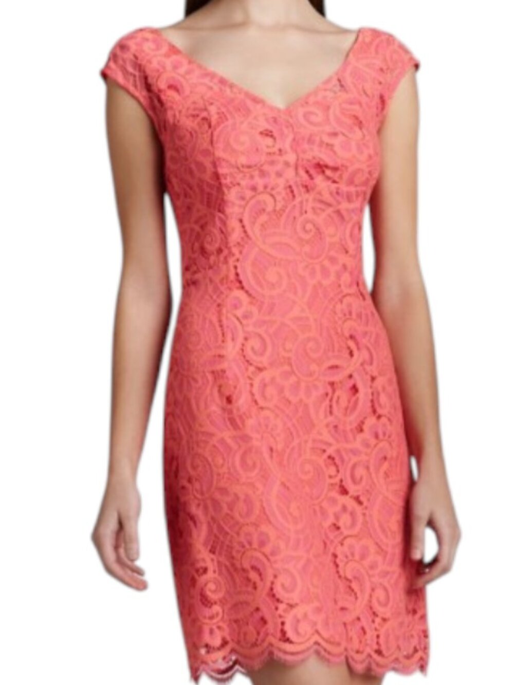 Lilly Pulitzer Rosaline Dress Ginger Orange About Face Lace Size 14